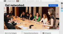 Desktop Screenshot of collegiatenetwork.org