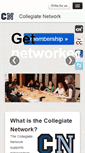 Mobile Screenshot of collegiatenetwork.org