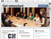 Tablet Screenshot of collegiatenetwork.org